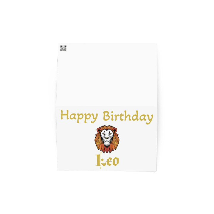 Leo's Mane Birthday Card product image (4)