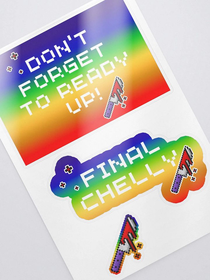 Dont Forget To Ready Up! Sticker Pack product image (2)