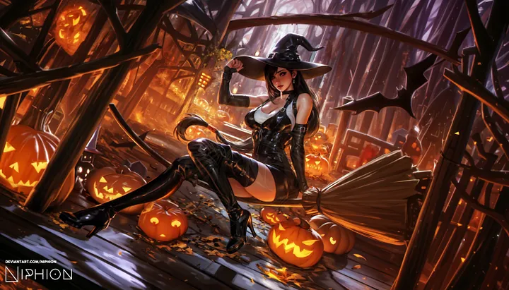 Tifa Lockhart Halloween wallpaper 2k24 product image (1)
