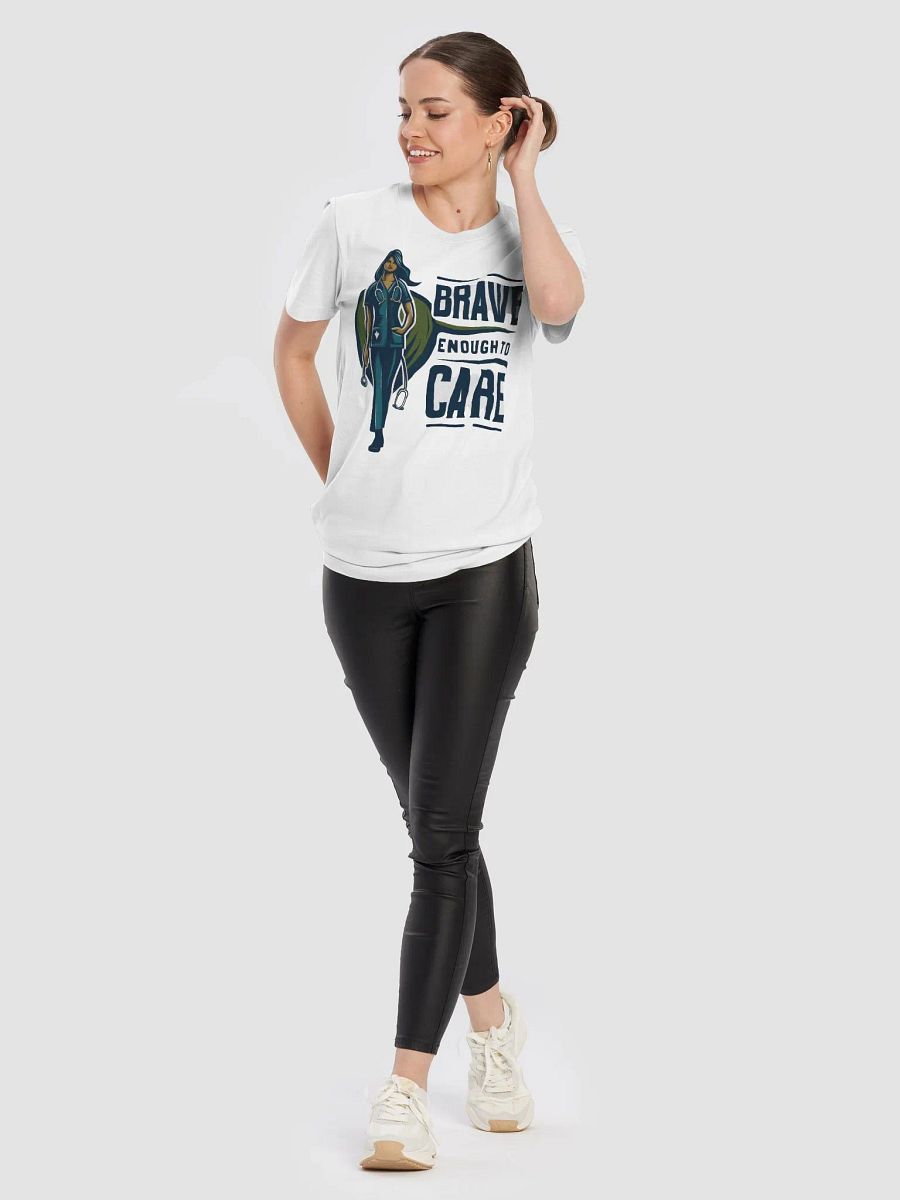 brave enough to care t-shirt product image (10)