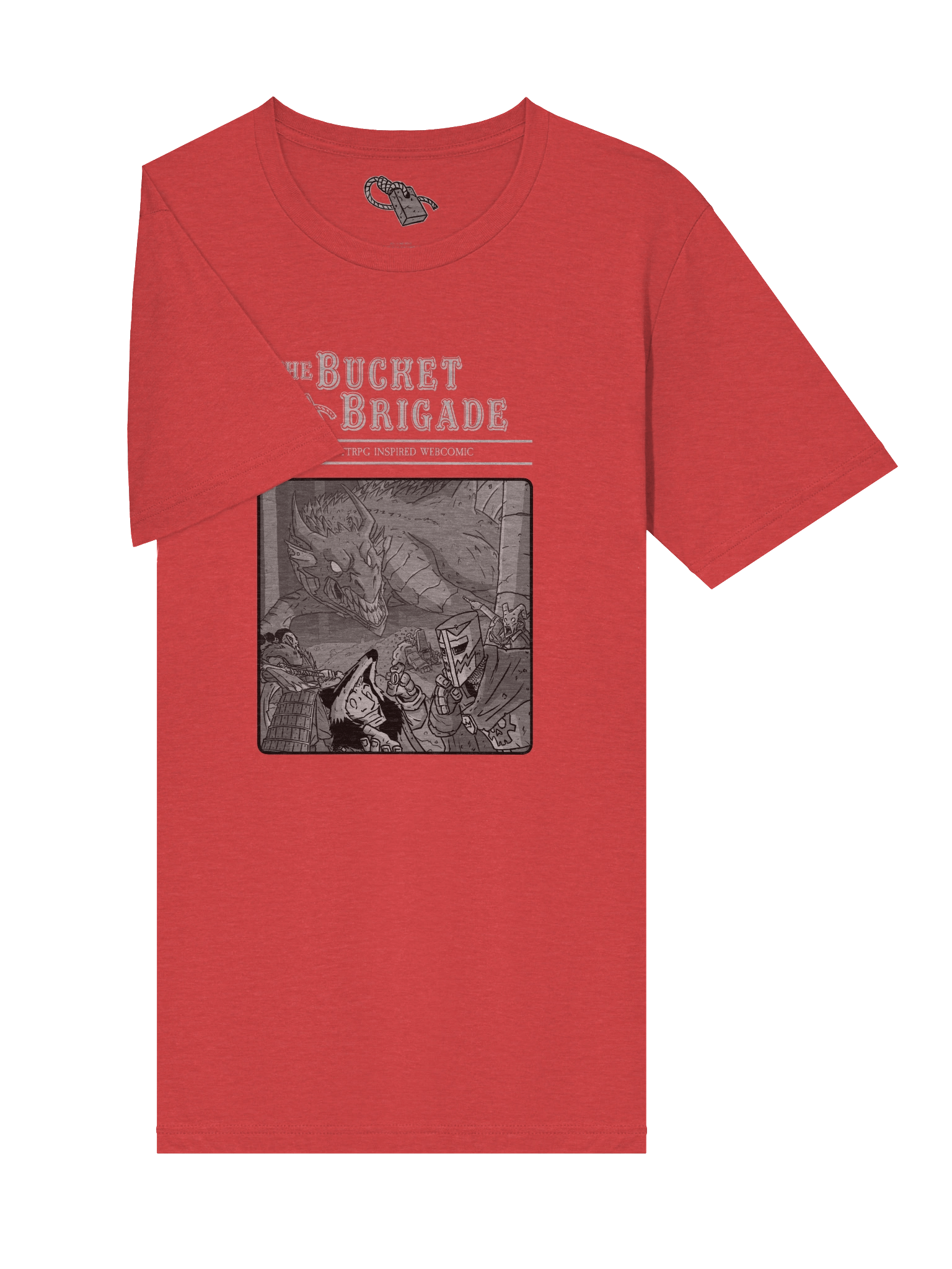 Red Box Short-Sleeve Triblend Shirt product image (25)
