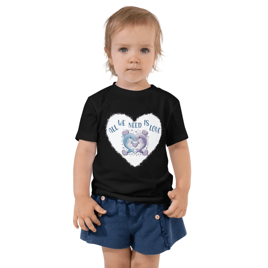 Dolphin Love Toddler T-Shirt product image (1)