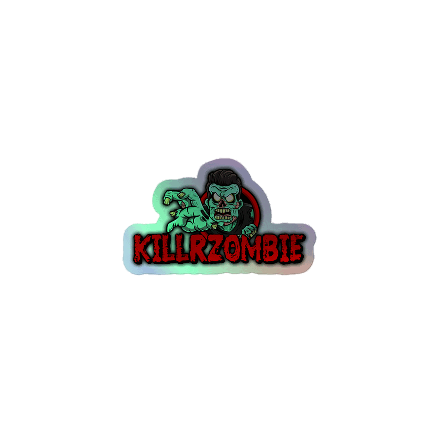 KillrZombie Logo 2 Holographic Sticker product image (1)