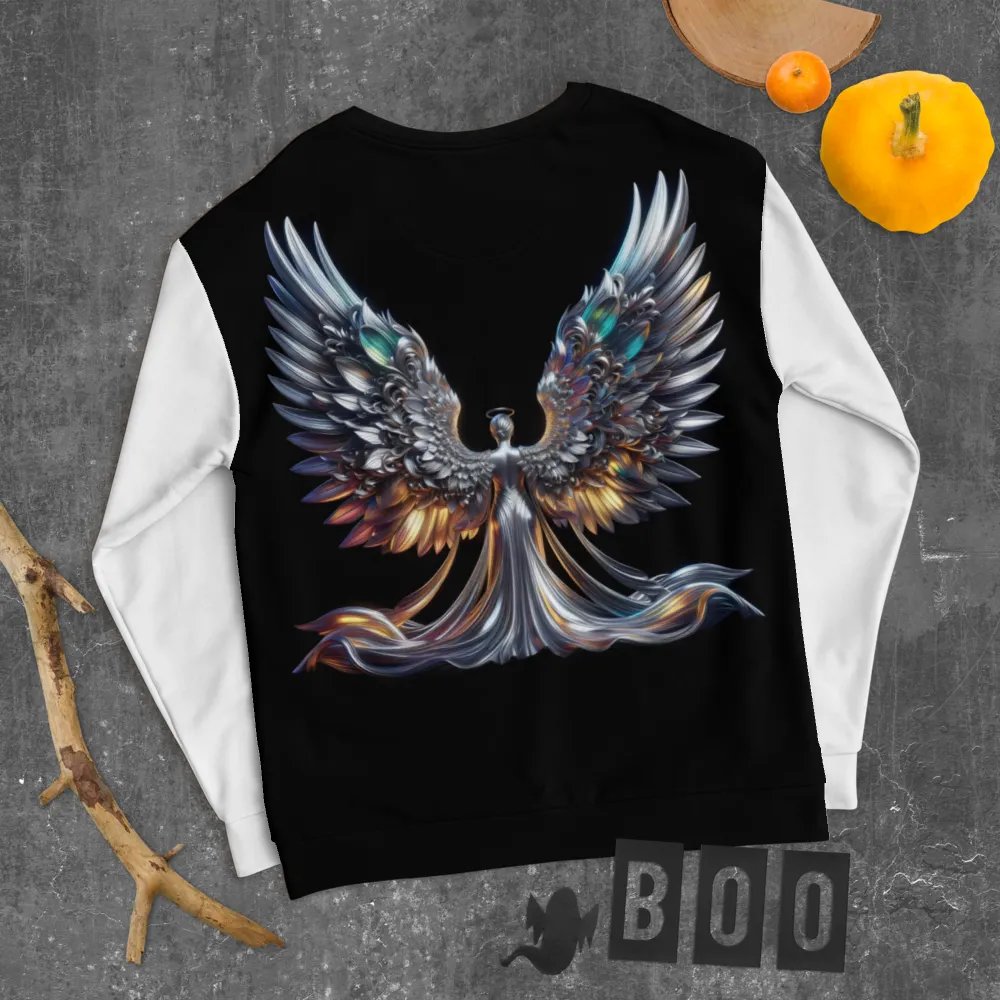 A Silver Angel and Cross - Unisex Sweatshirt #1 product image (8)