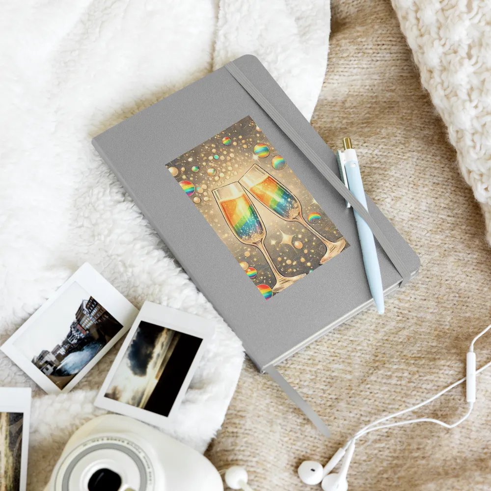 Rainbow Champagne Celebration Journal / Guestbook - SILVER product image (10)