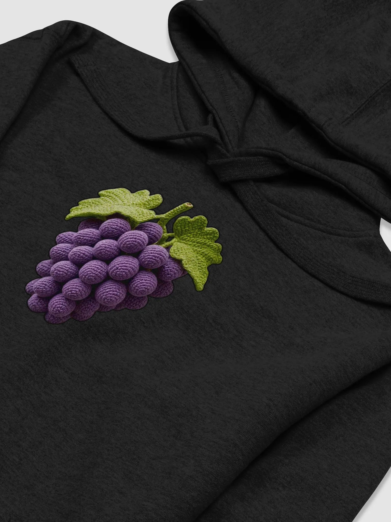 CozyAvocado Cotton Heritage Unisex Premium Hoodie Grape Slice #3 product image (3)