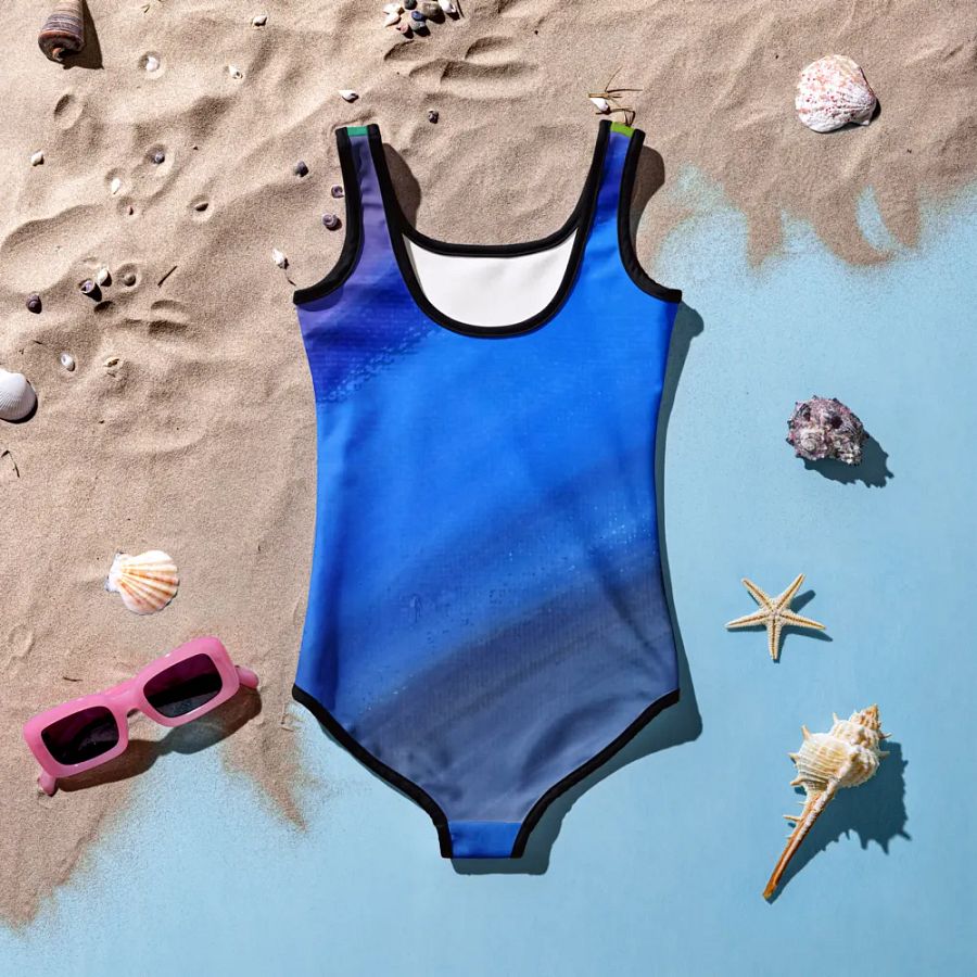 Colorful Strokes Kids Swimsuit product image (12)