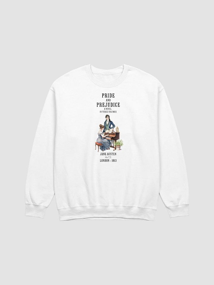 Pride & Prejudice Sweatshirt, Jane Austen Historical Romance Sweater, Bookish Literary Jane Austen Fan Art Gift for Her, Bookclub Shirt product image (13)