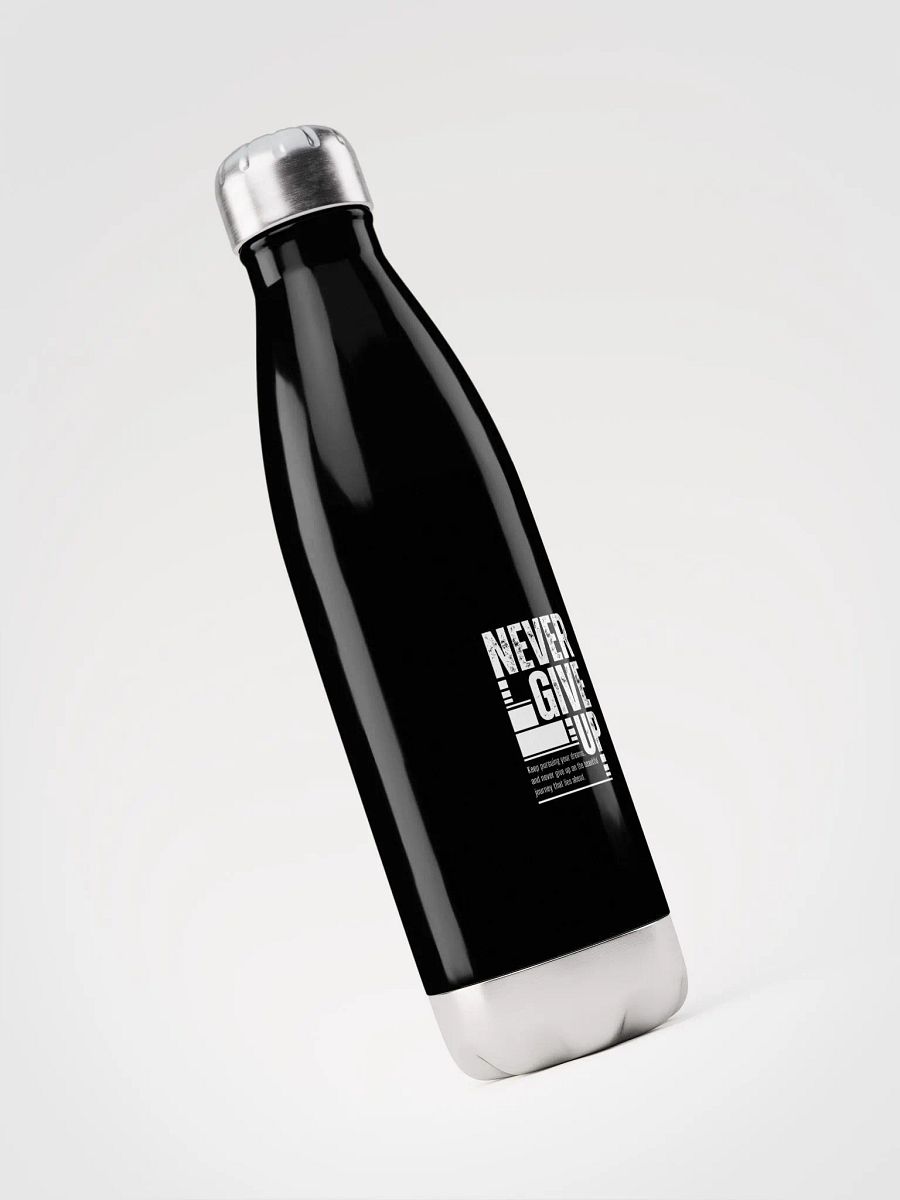 "Never Give Up" Motivational Water Bottle product image (3)