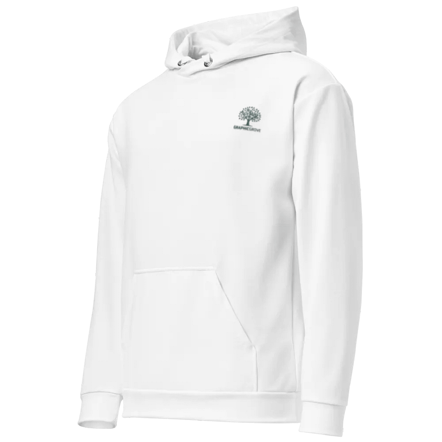 Graphic Grove Unisex Recycled Hoodie with Tree Design - White product image (2)