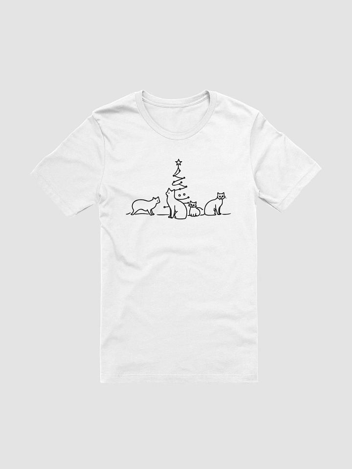 Bella Canvas Christmas Kittens Unisex T-Shirt product image (1)