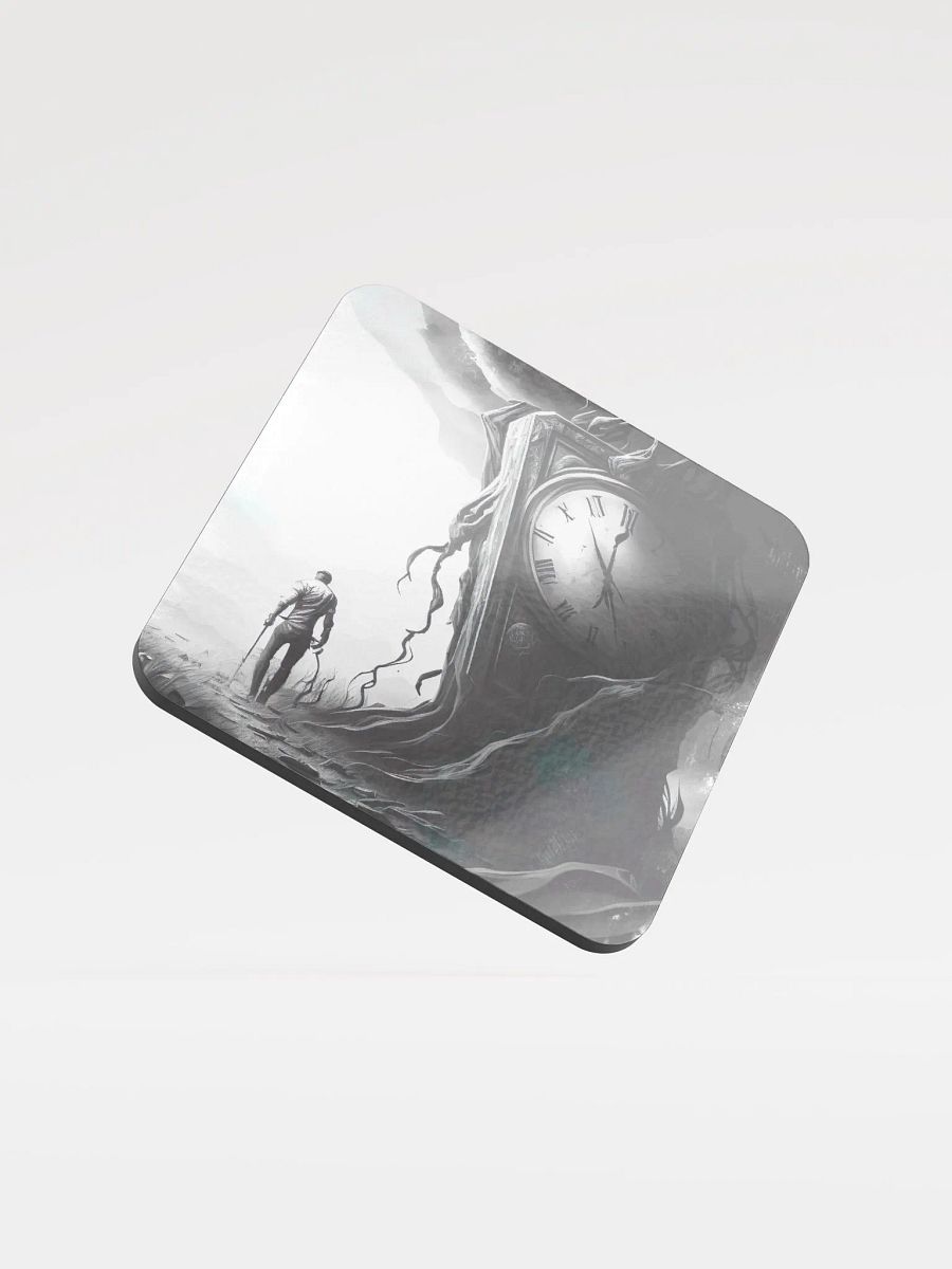End Of Time Glossed Cork Coaster product image (1)