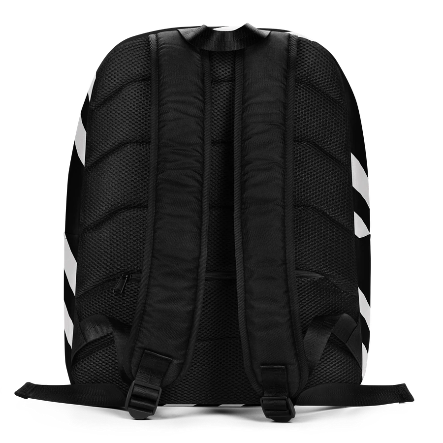 Striped Noir Minimalist Backpack product image (4)