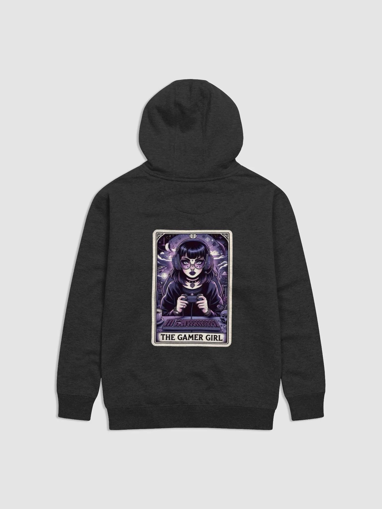 Gamer Girl Tarot Hoodie w/o bat sleeve product image (2)