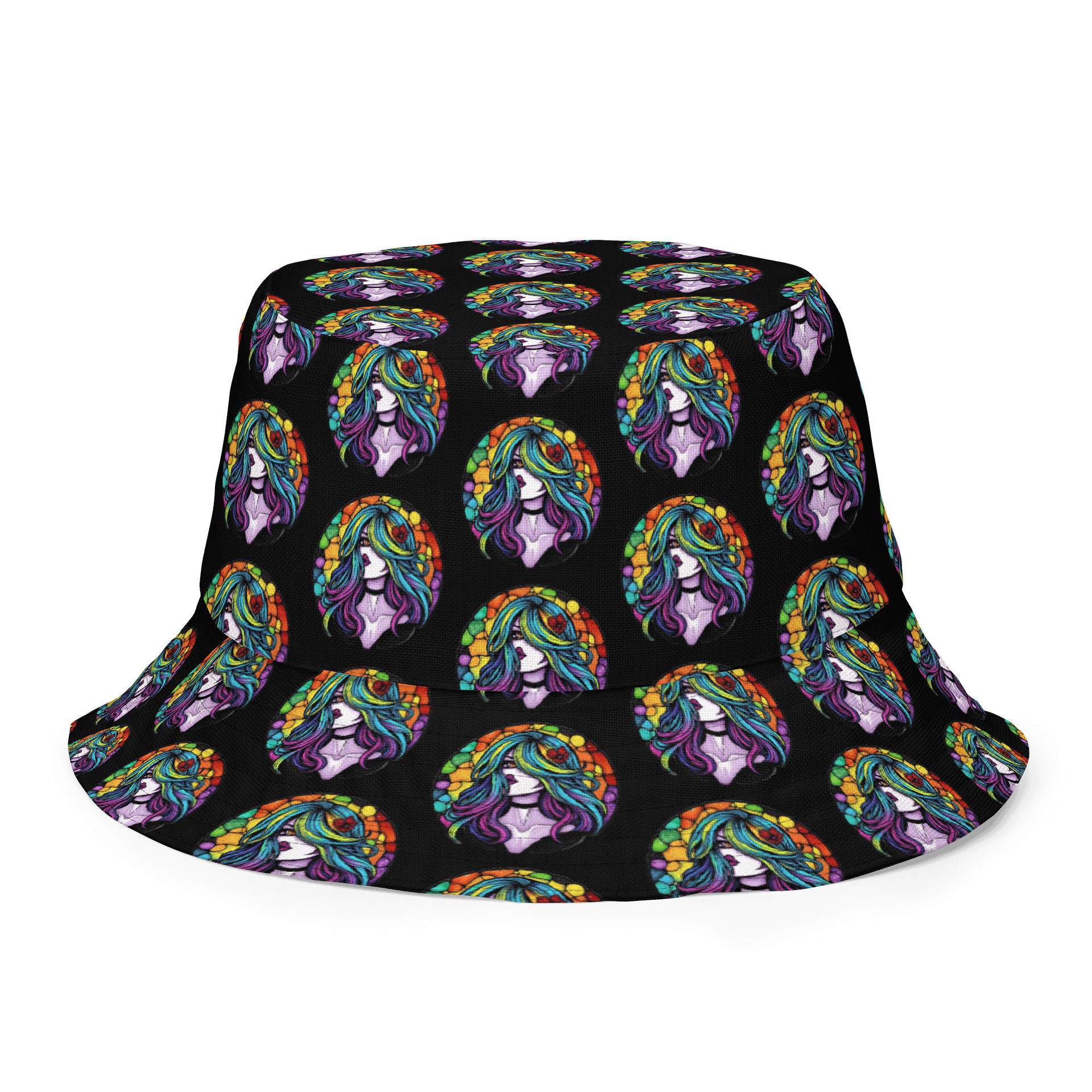 Stained Glass Dreams Reversible Bucket Hat product image (1)
