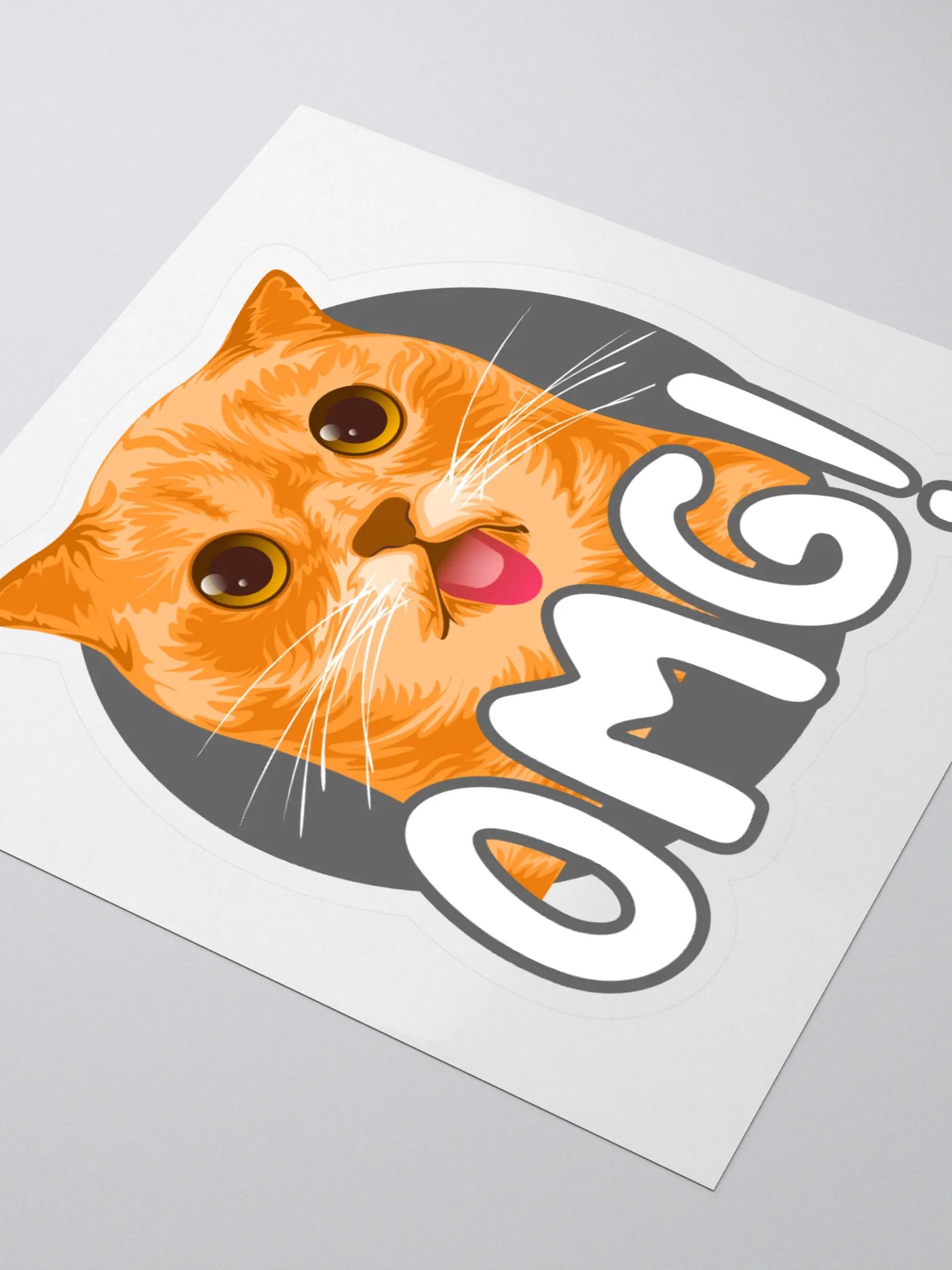 OMG! Surprise Cat Kiss Cut Stickers product image (3)