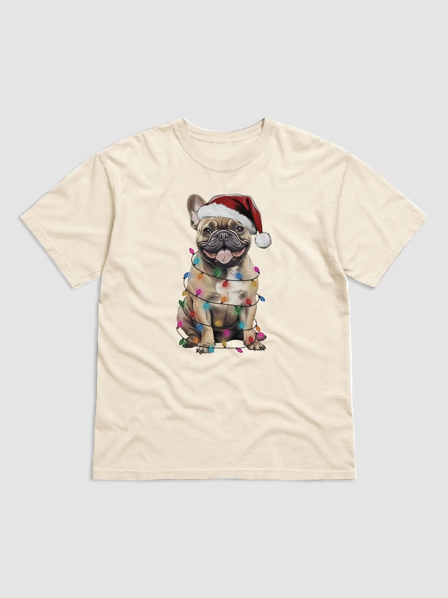 Funny French Bulldog Christmas T-Shirt for Frenchie Paw-rents product image (19)