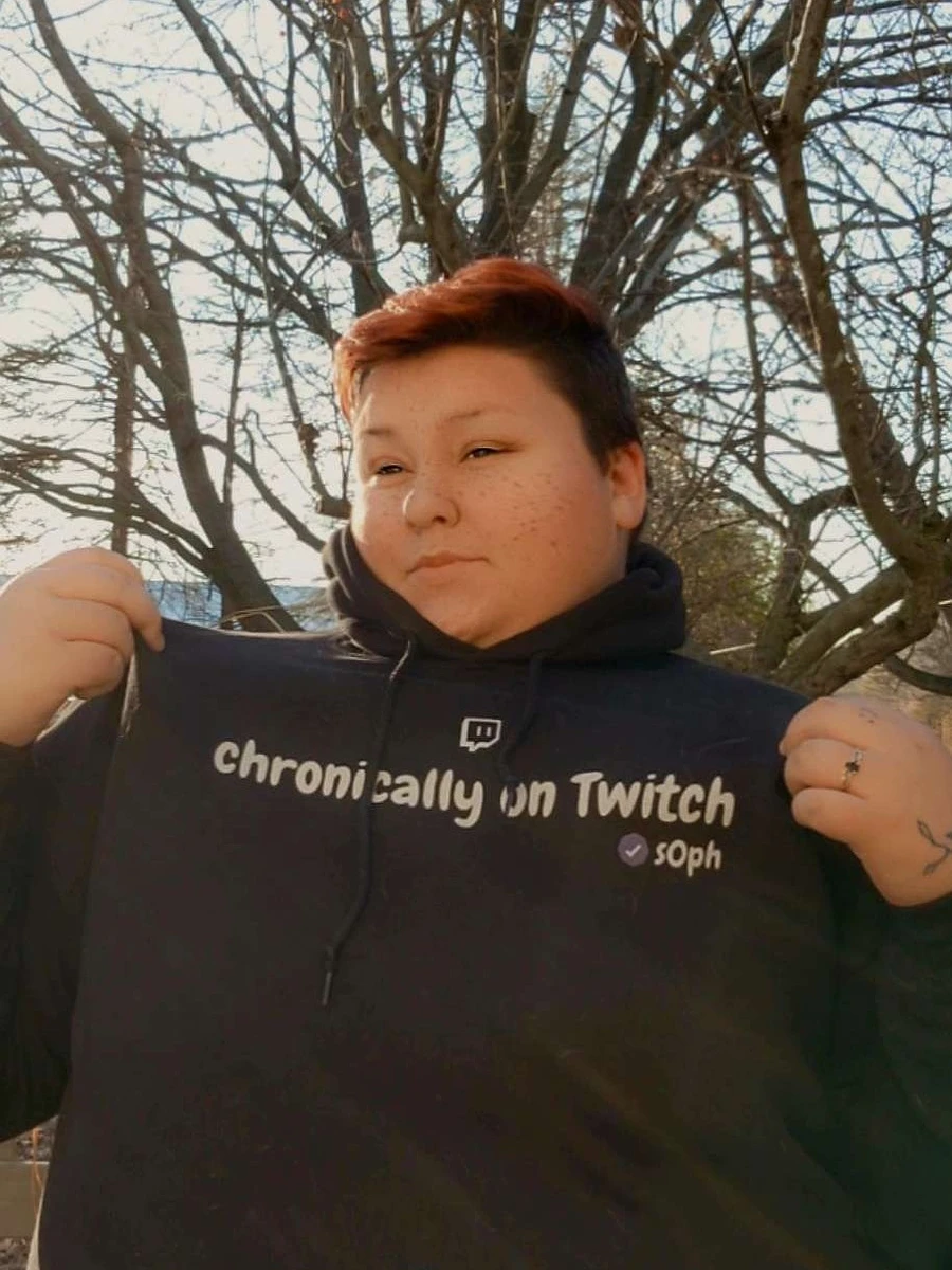 Chronically on Twitch Hoodie product image (3)