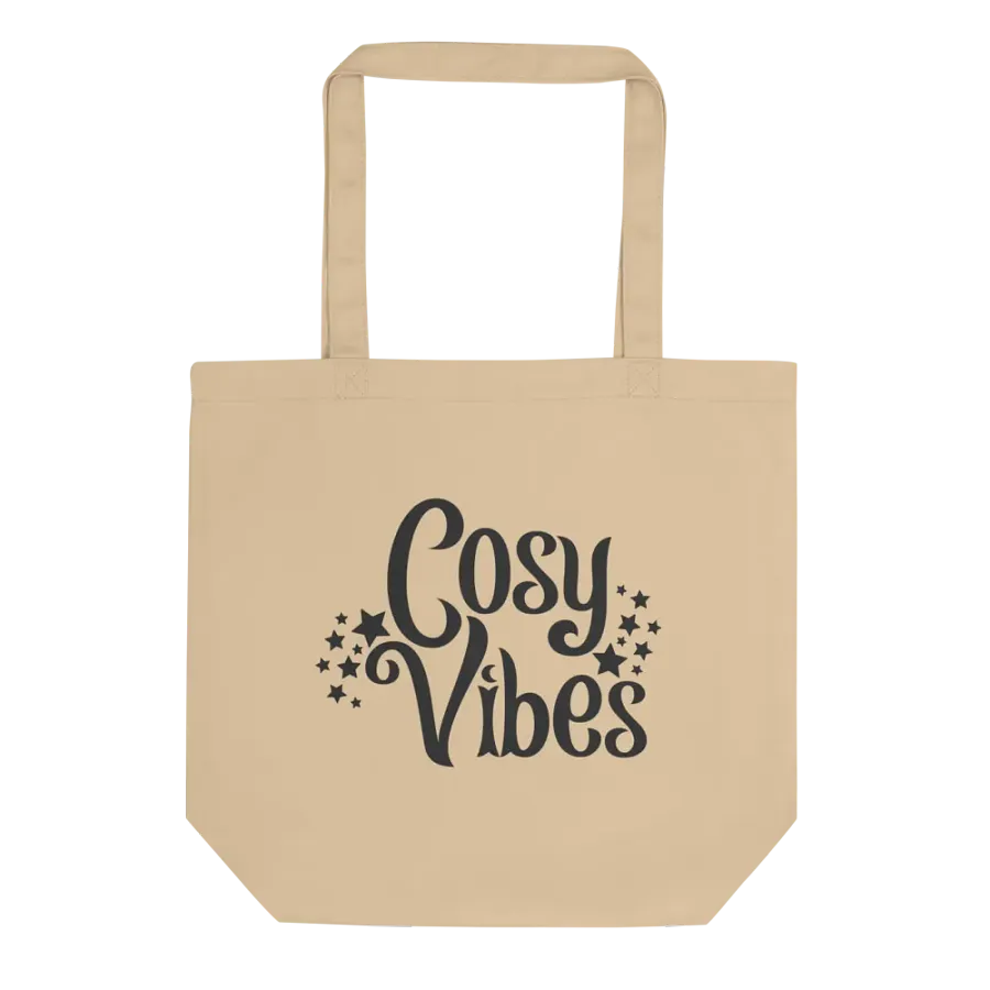 Cosy Vibes Eco Cotton Tote Bag - Natural product image (1)