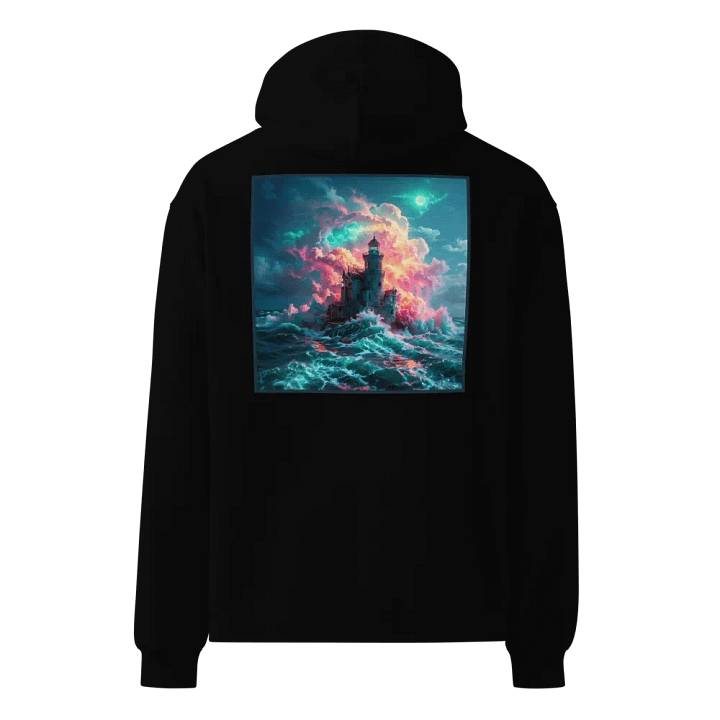 "Stormbound Radiance: Lighthouse Hoodie" product image (1)