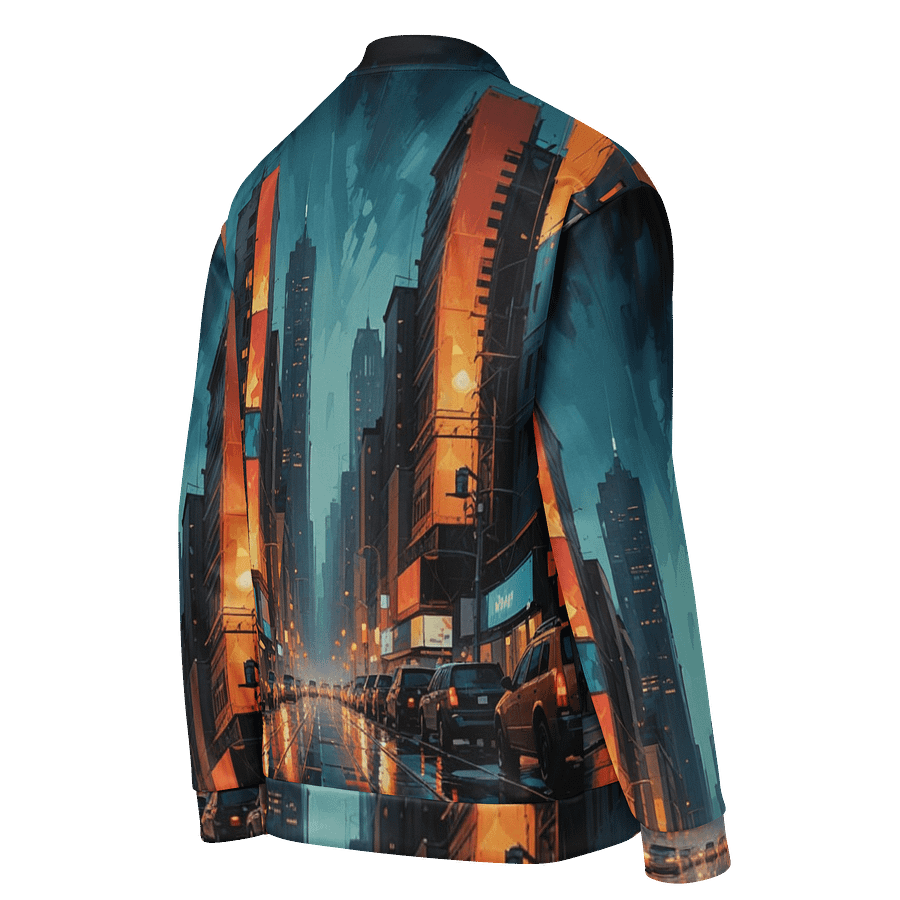 Abstract City 2 Bomber Jacket product image (4)