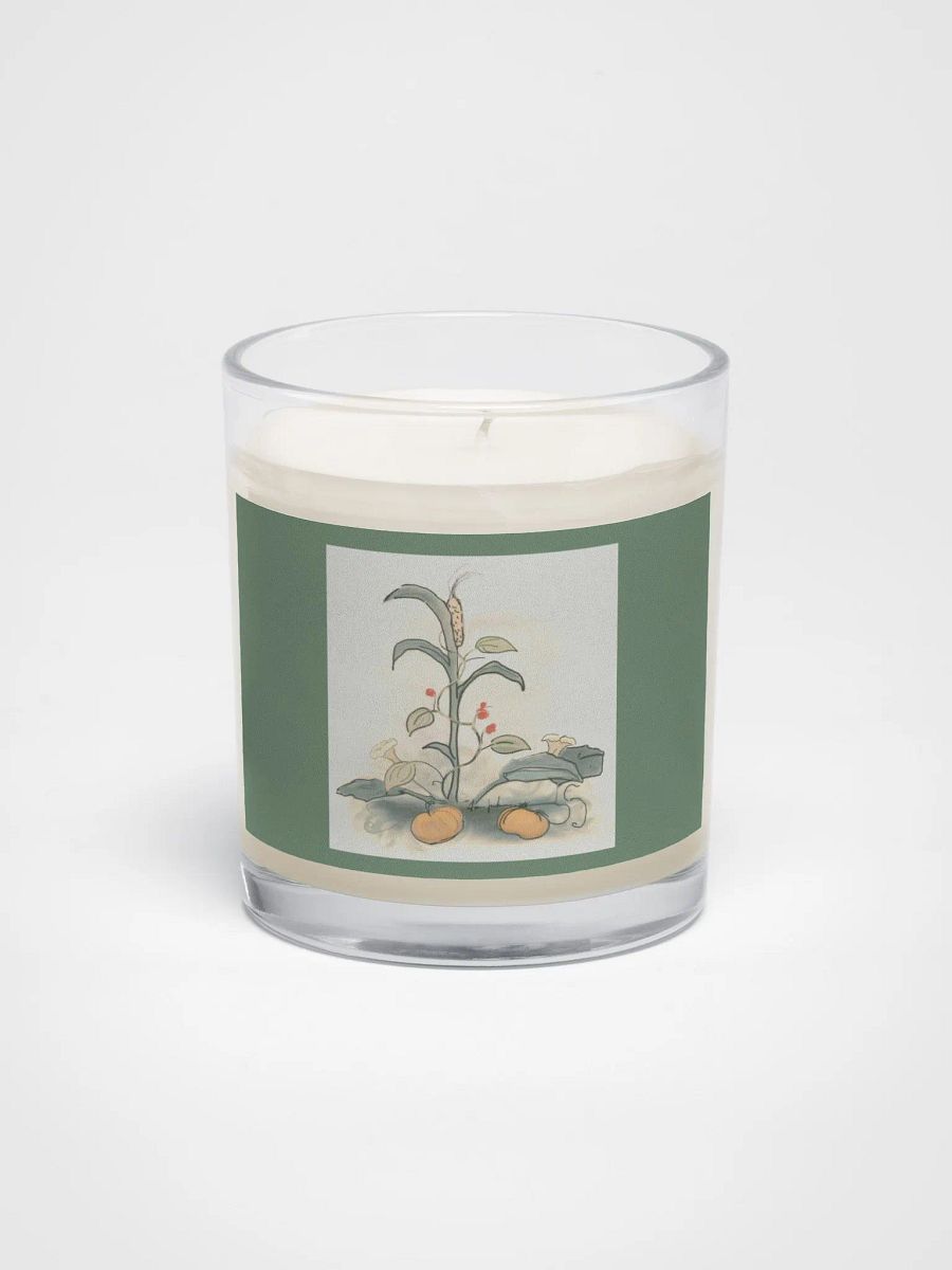 Harvest Spice Soy Candle in Clear Glass Jar product image (1)
