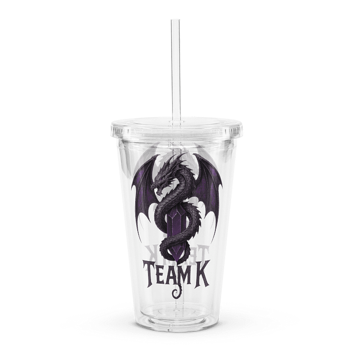 Team K V-4 Clear Plastic Tumbler product image (2)