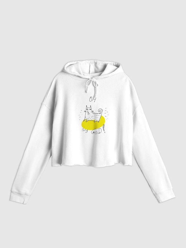 Oh My God - Back to School Women’s Lightweight Cropped Hoodie product image (1)
