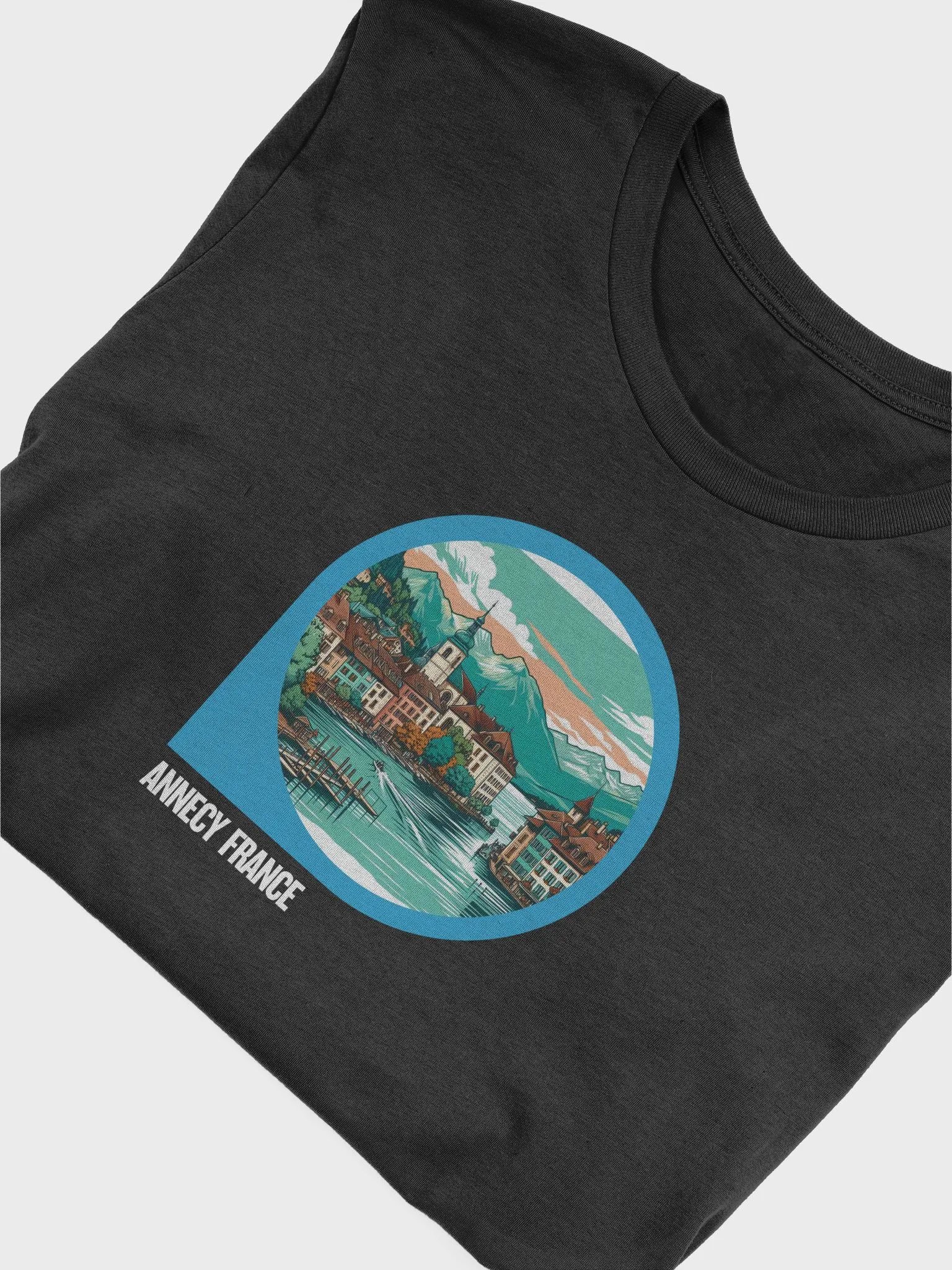 Bella+Canvas Supersoft T-Shirt | AI Design Annecy city product image (6)