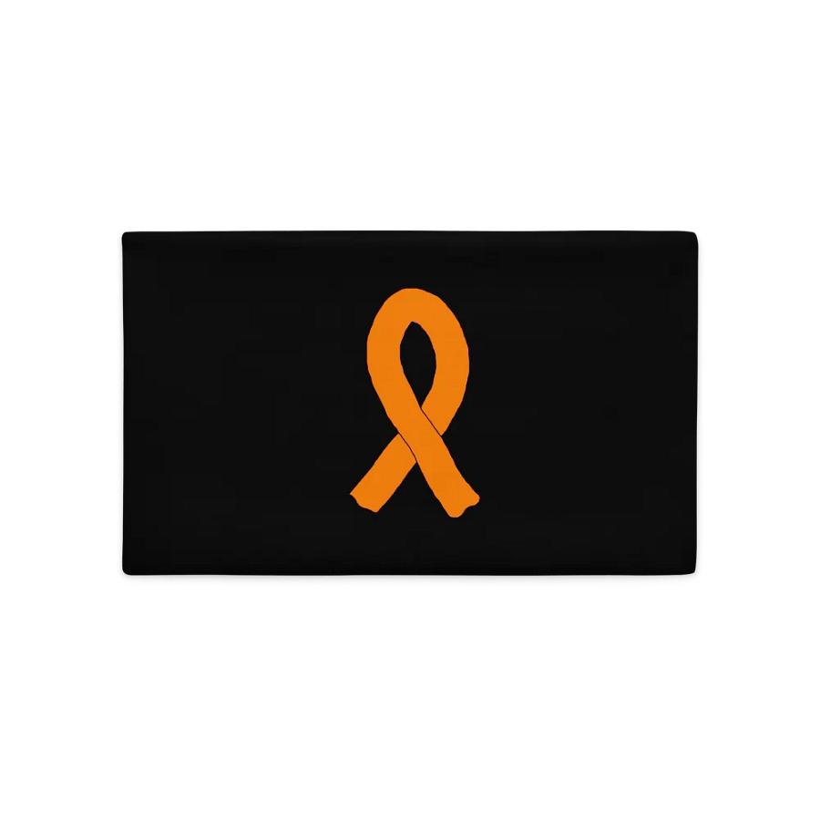 Pillow Case - Black - Cancer Awareness Orange Ribbon product image (8)