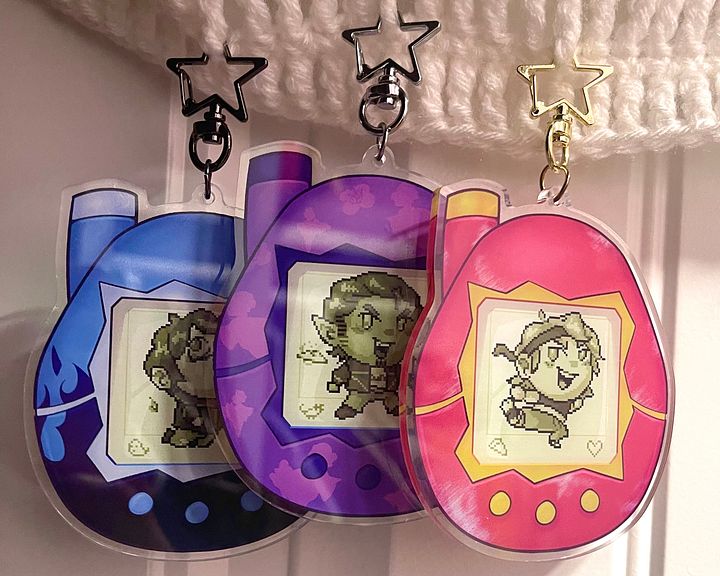 PD Virtual Pet Acrylic Charm (Preorder) product image (1)