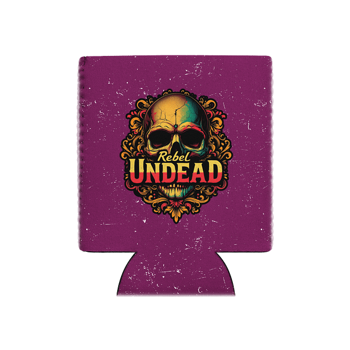 Rebel Undead Skull Can Cooler product image (1)