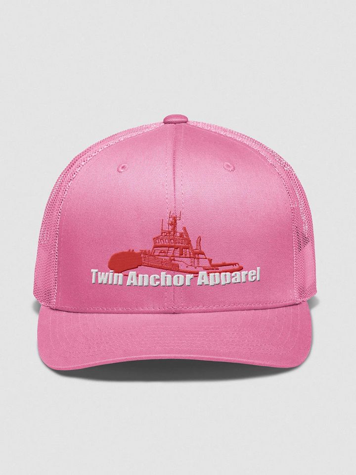 Red Marco tug Retro Trucker Hat product image (1)