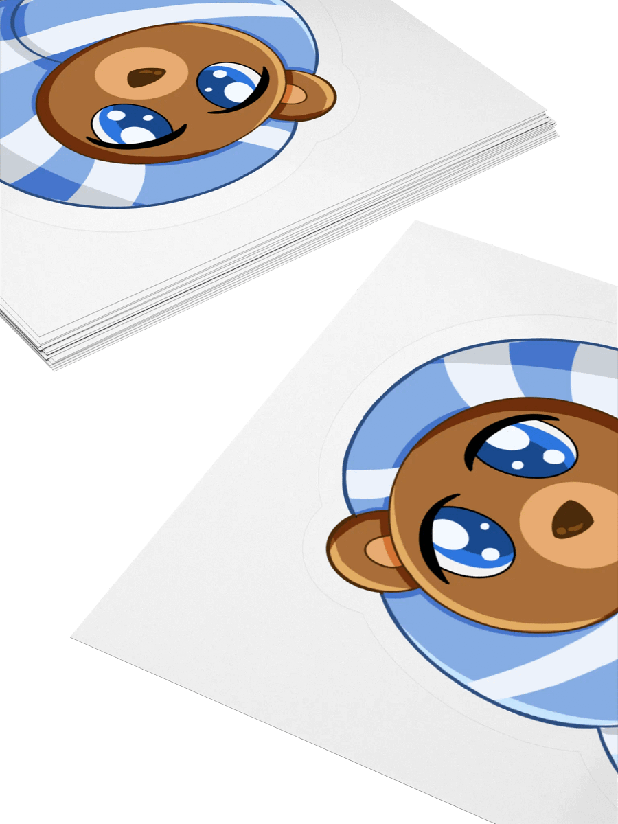 Cozy Bear Kiss Cut Sticker product image (11)