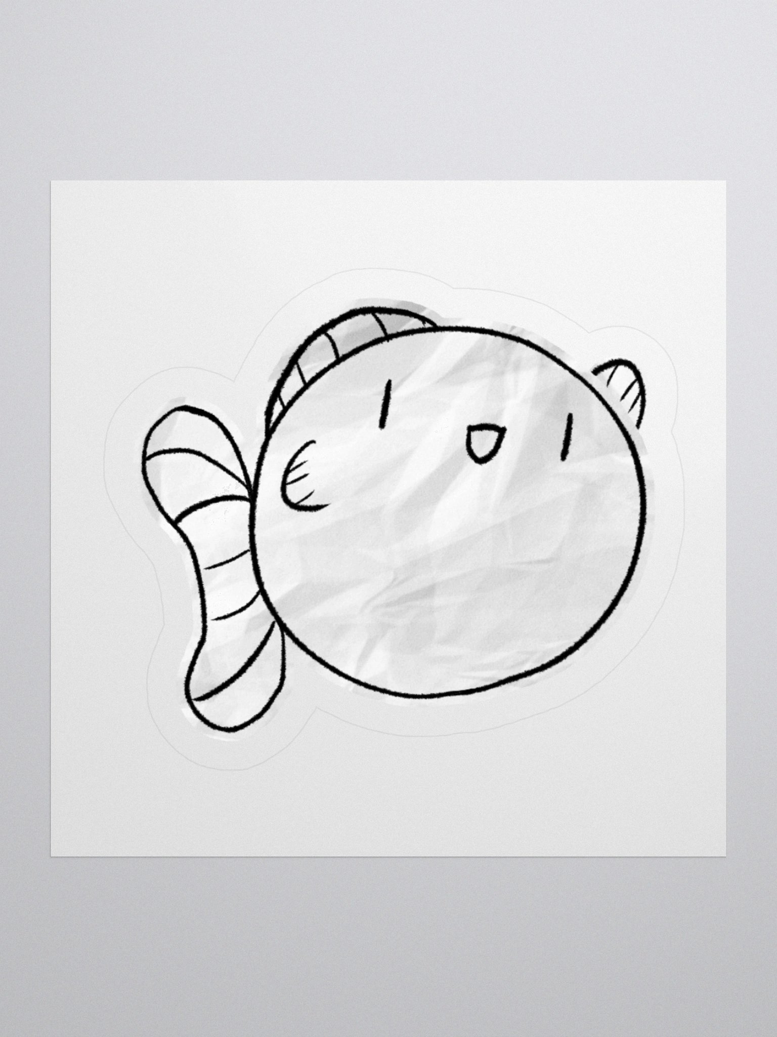 Waving Dockie Kiss Cut Stickers product image (1)