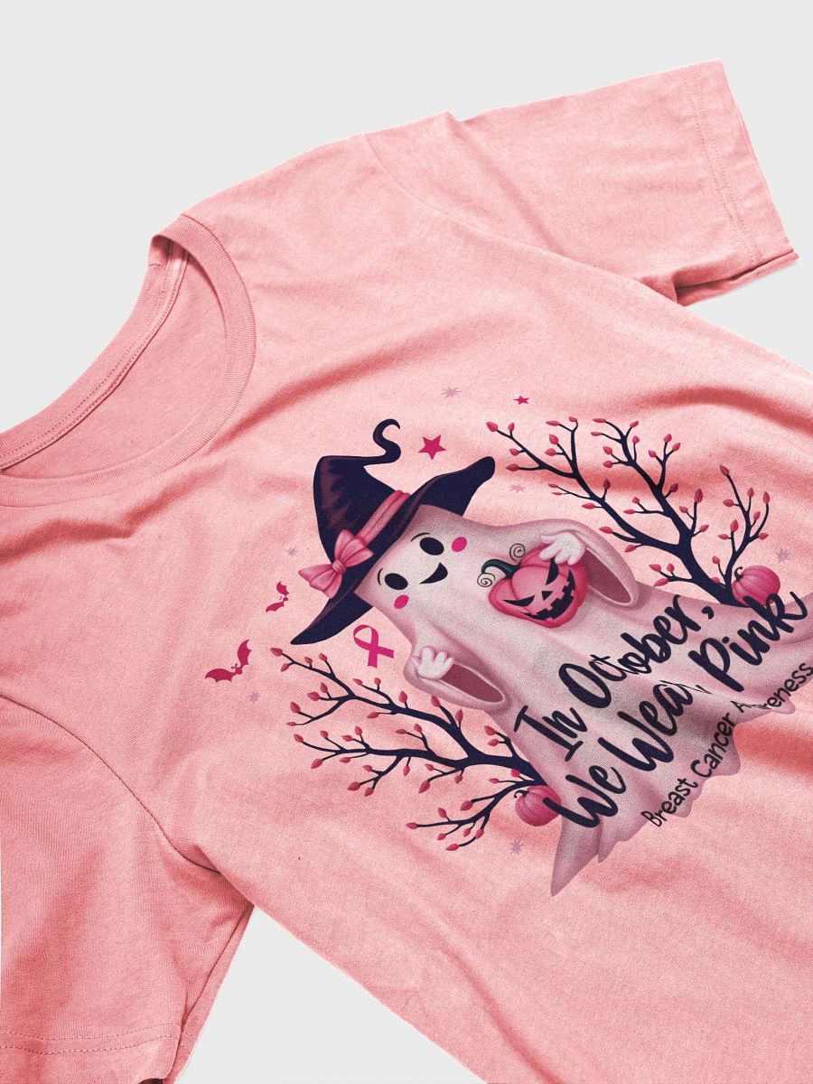 Pink Ghost Breast Cancer Awareness T-Shirt product image (3)