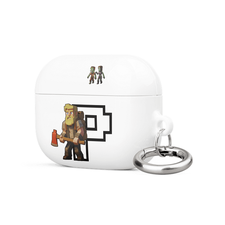 Patient PixelZ P Logo AirPods® Case (White) product image (9)