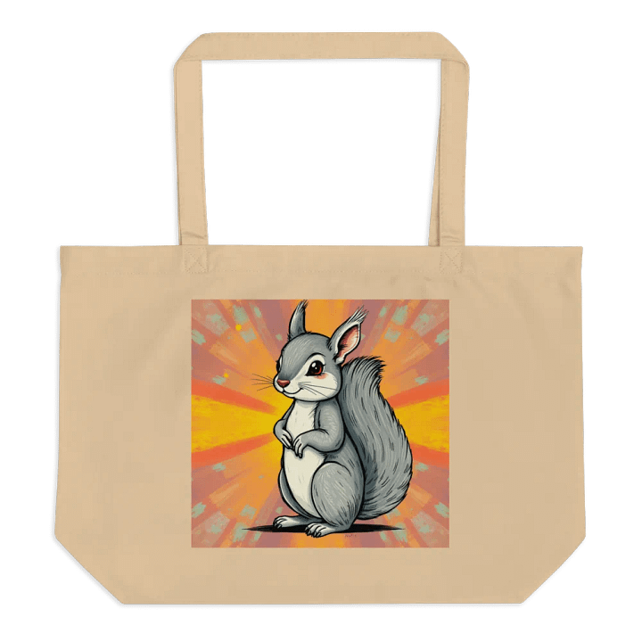 Fluffy Tail Squirrel Eco Tote product image (1)