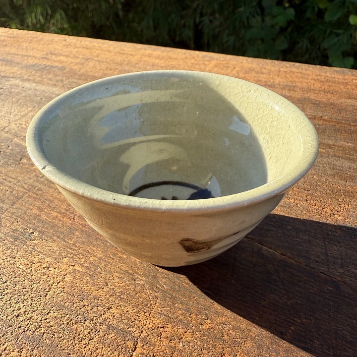 🎎 Japanese Ceramic Teacup with Dragonfly Motif – Mid-Showa Era – Japan Antique Roadshow product image (1)