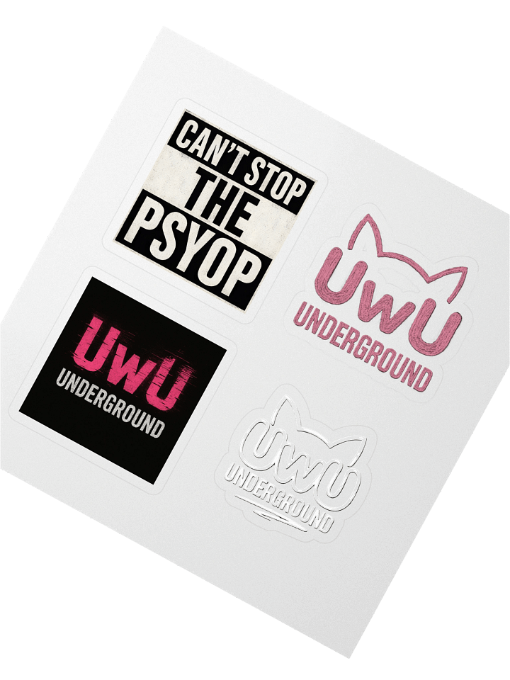 UwU Underground - Lappie Stickers product image (2)