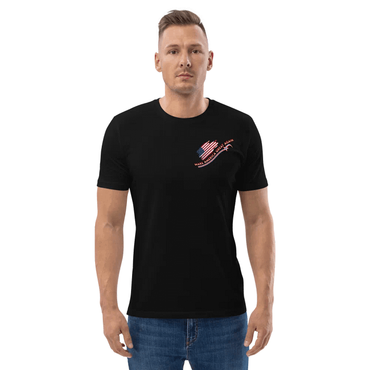 Maga t shirts We all want to Make America Great again organic cotton Tee left pocket design product image (5)