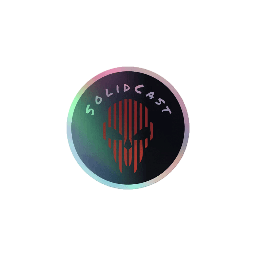 SolidCast Holographic Sticker product image (1)