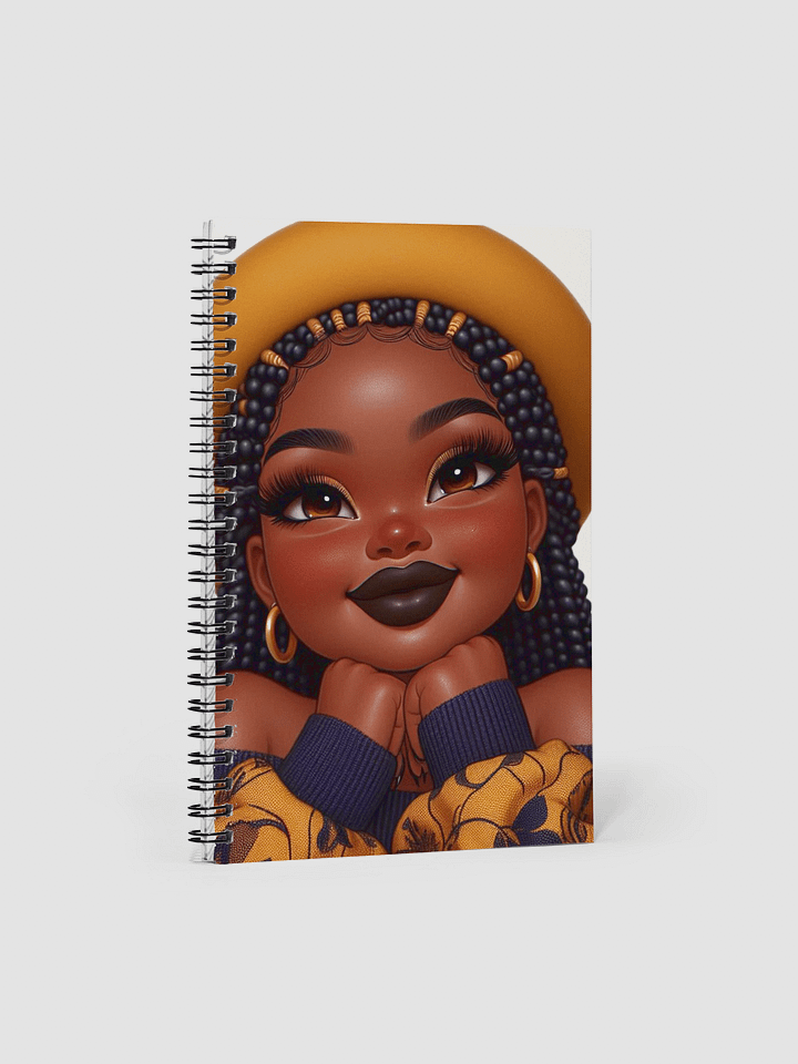 Golden Glow Spiral Notebook product image (1)
