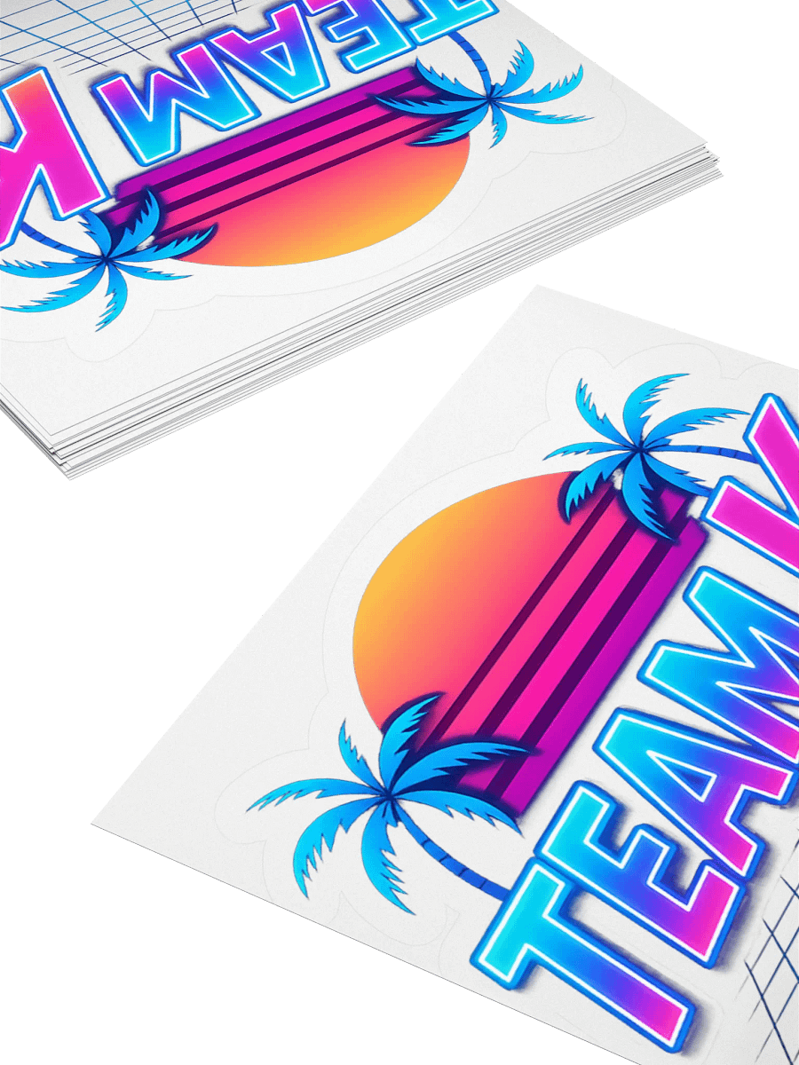 Team K 1980's STICKERS product image (12)