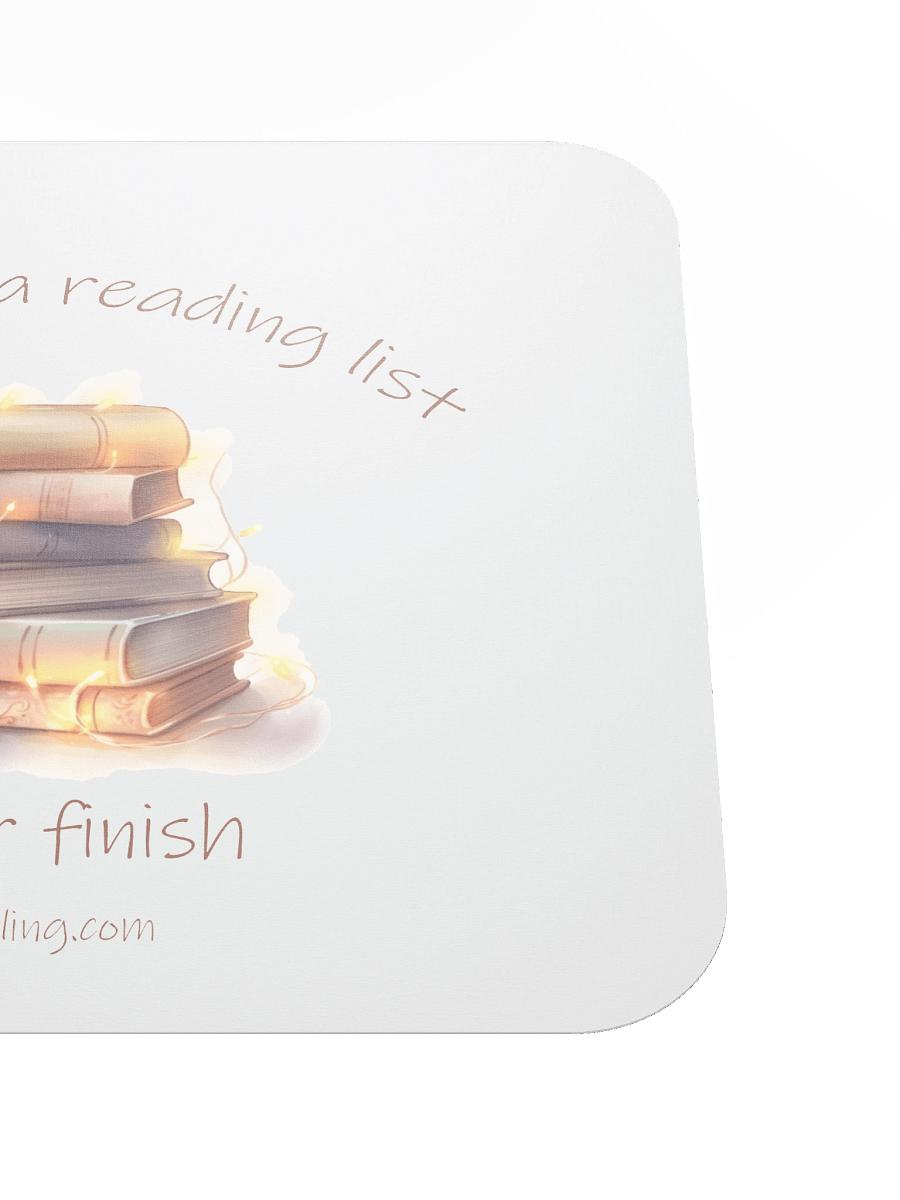 Born with a reading list I'll never finish Mouse Pad product image (5)
