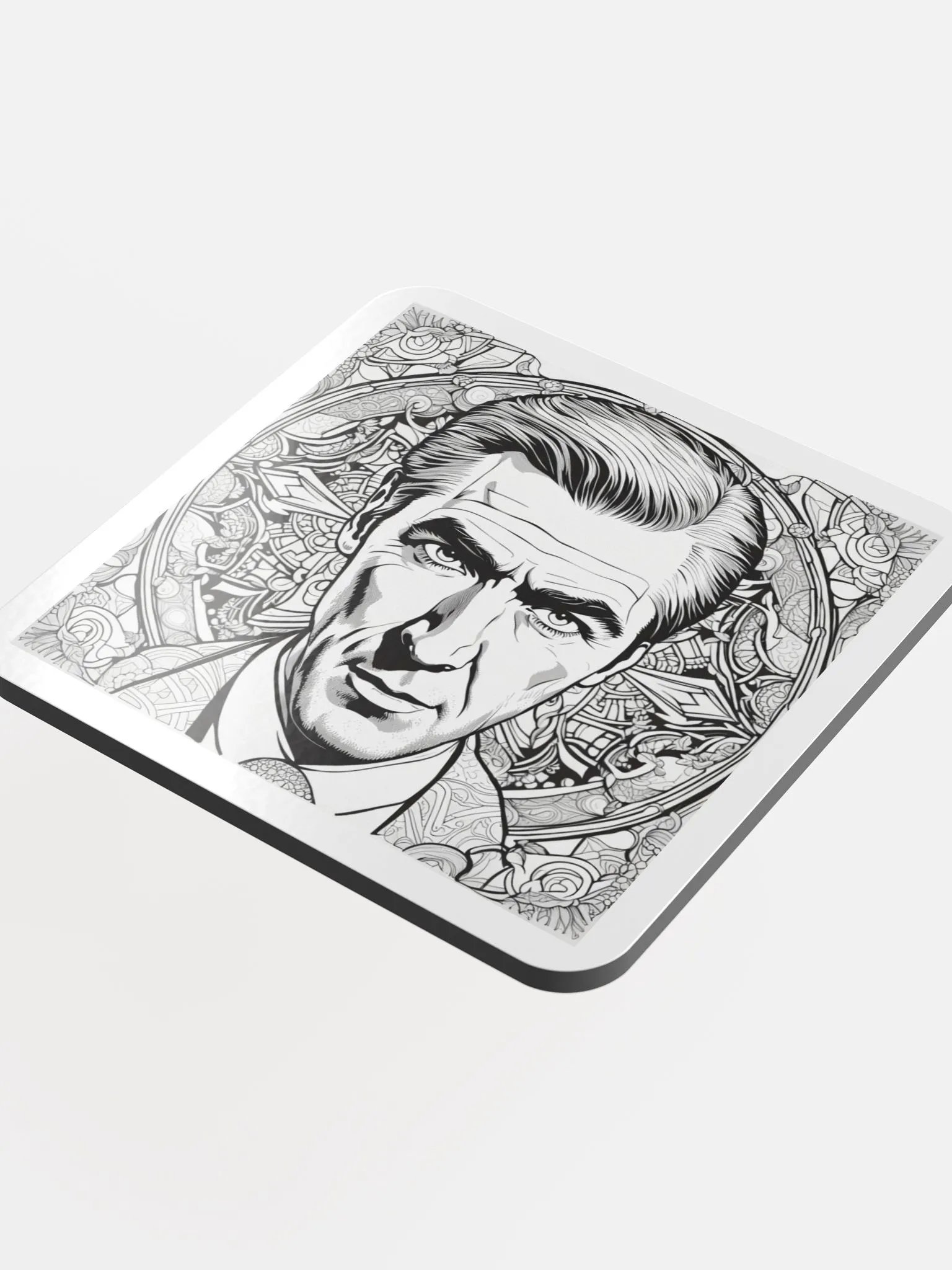 Ornate Elegance Cork Coaster product image (4)