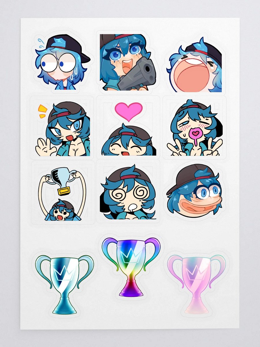Akira Emote Sticker Sheet product image (3)