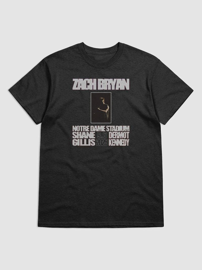 Zach Bryan Notre Dame Stadium Shane Dermot 2025 T-Shirt