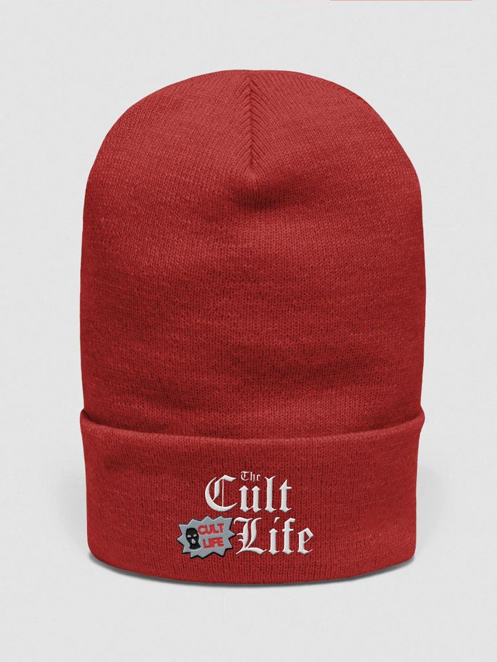 CULT LIFE BRAND BEANIE RED product image (1)