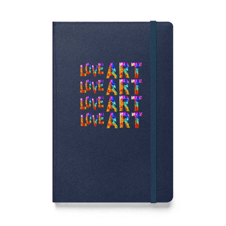 Love Art Hardcover Notebook Art Lover's Delight Hardcover Notebook for art students moms daughters friends art teachers product image (1)
